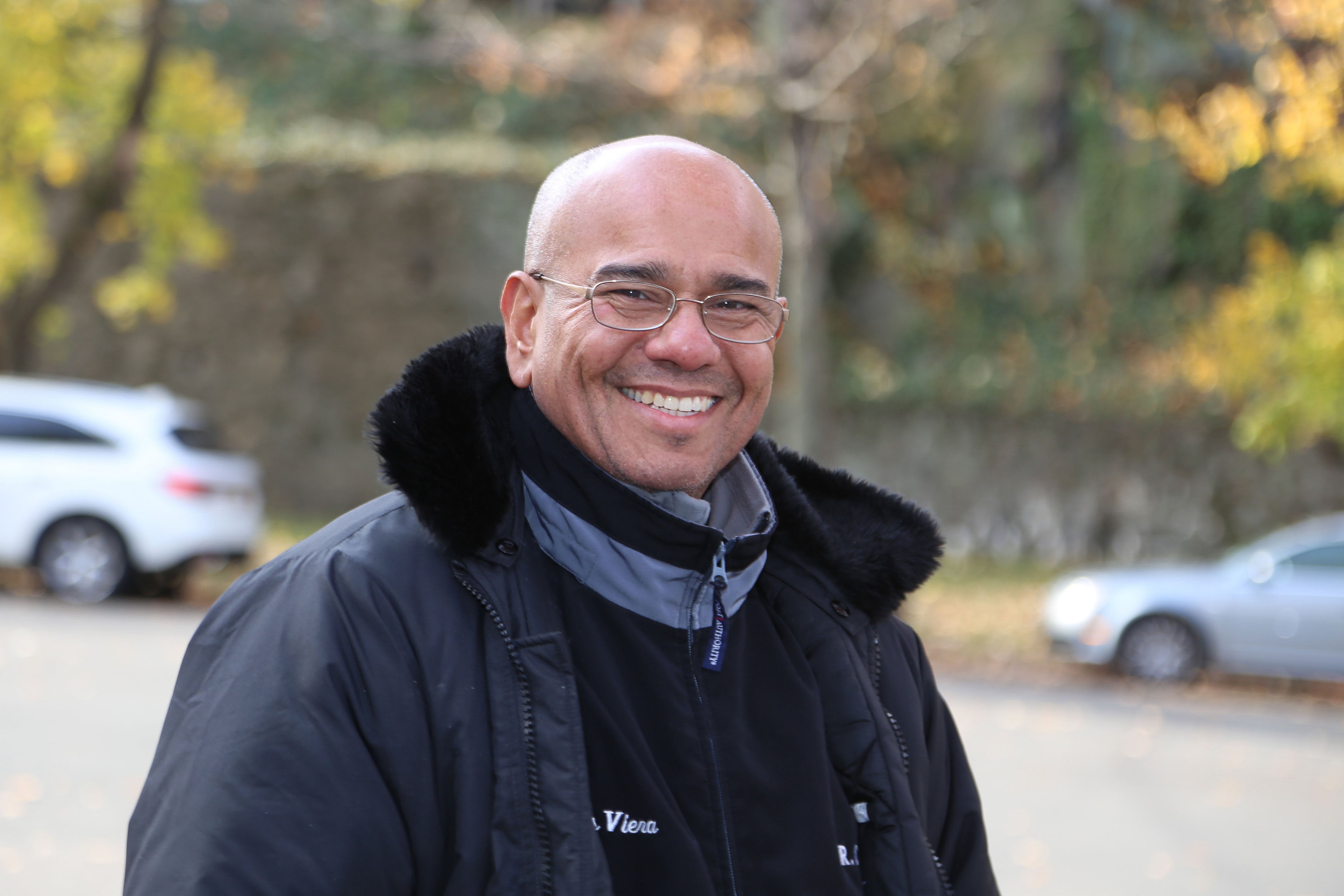 Jesus Viera, a member of the Security staff, has worked at Riverdale for nearly 30 years.