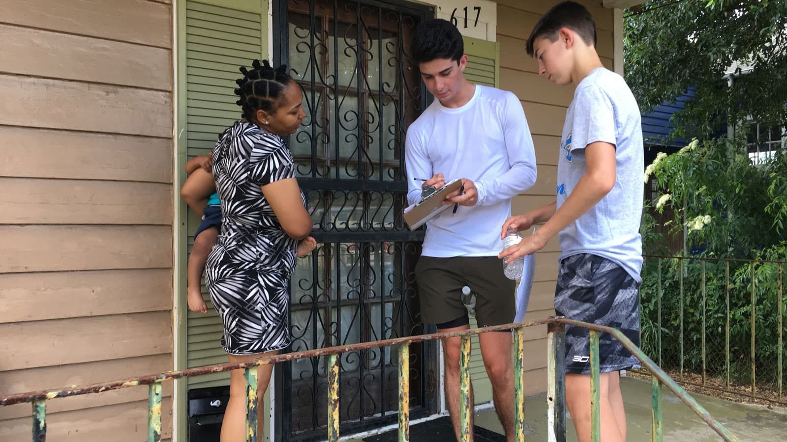 In New Orleans, students canvassed residents of the Lower Ninth Ward to find out about health care services, education options, and air and water quality. 