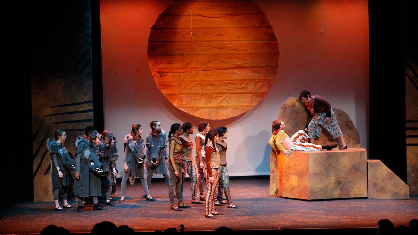A scene from The Lion King JR.