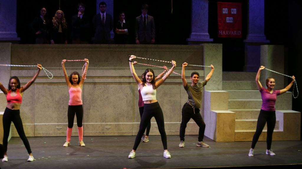 A dance number from the 2019 production of "Legally Blonde."