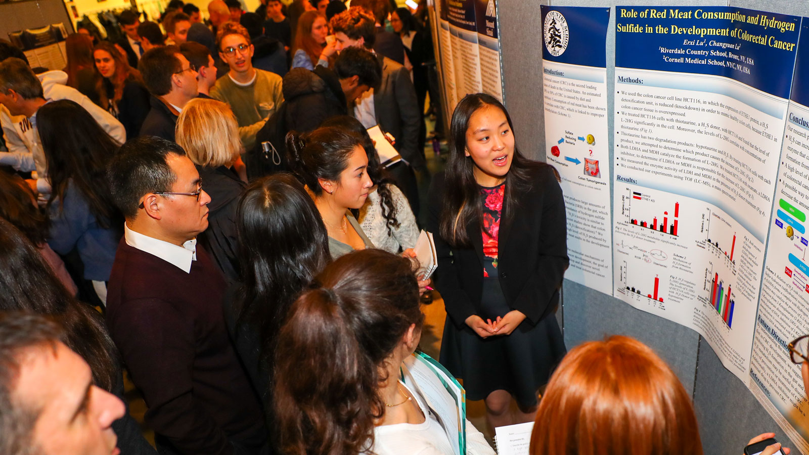 Science students present their research projects at this annual event.