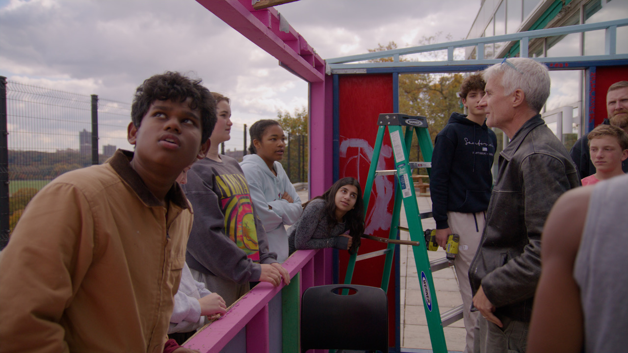 Students construct a restaurant