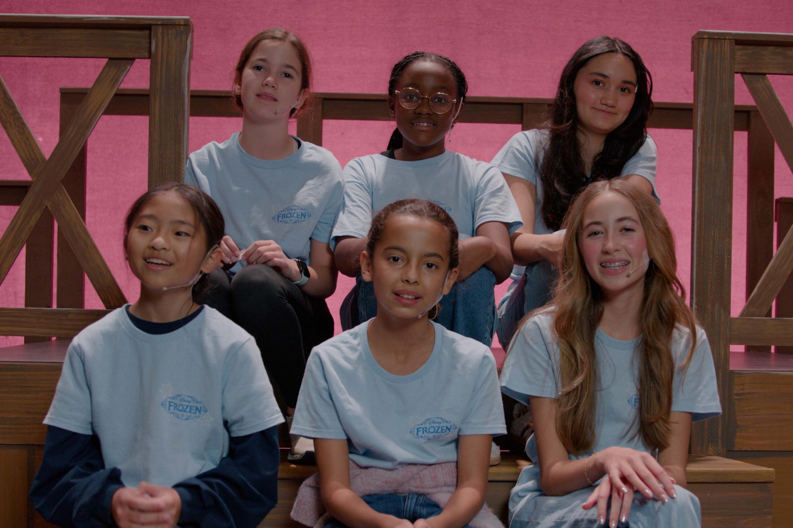 The cast of Frozen JR.